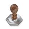 Honeycomb Cookie Stamp and Cutters Set for Summer Baking - 3.5 in h x 3 in dia - Hand Wash Only - Silver